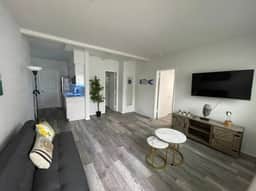 Modern 1bed/1bath apt w/ patio & parking - Image 2